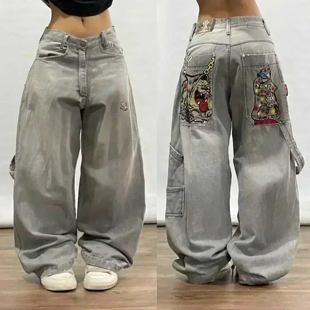 Baggy Unisex Jeans Y2K (10+ wariantów)
