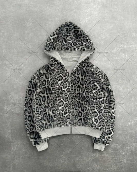 Leoparden-Y2K-Sweatshirts