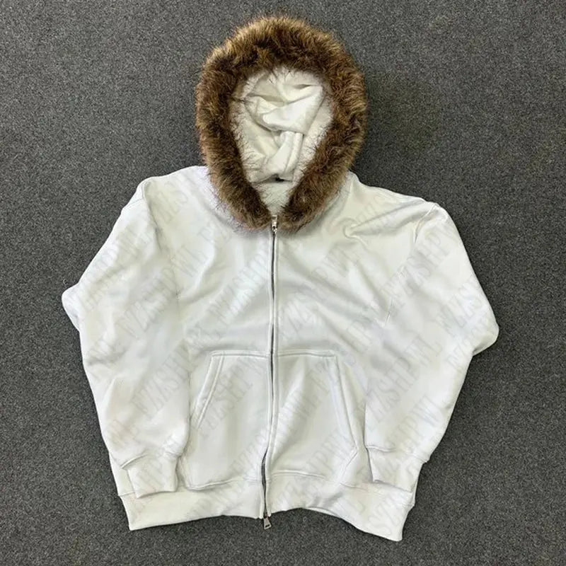Y2K Zip up Hoodie - DRACO COUTURE