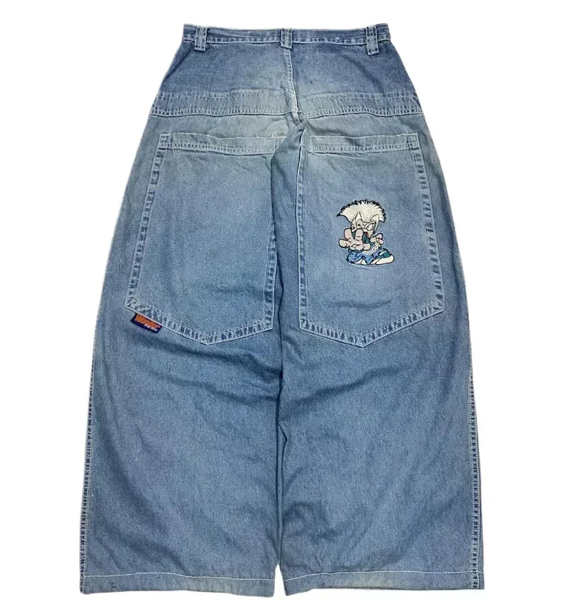 90s Gothic Washed Pants Jeans