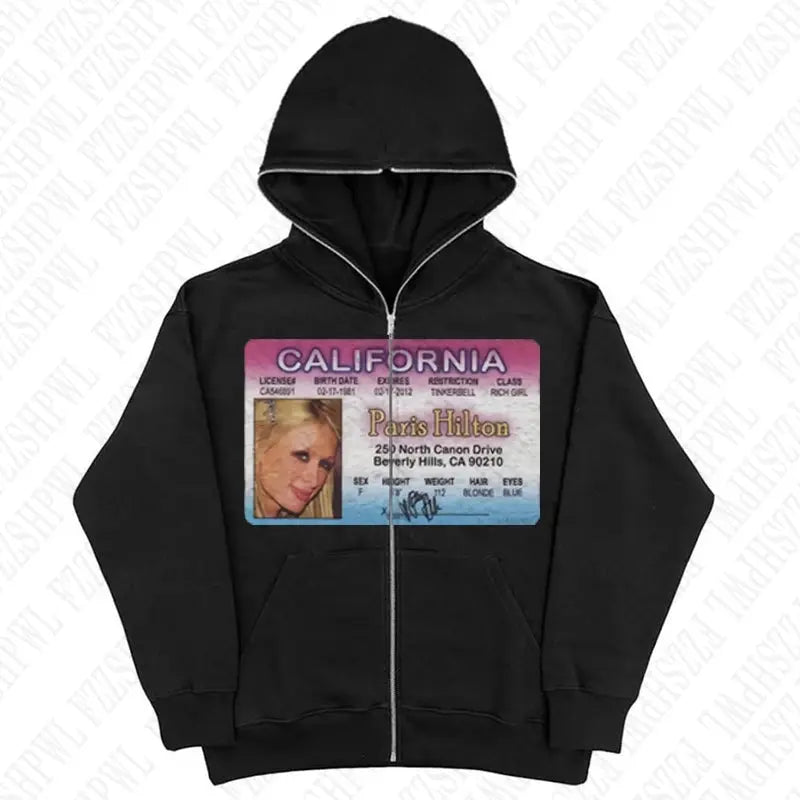 Paris ID ZIP HOODIE - DRACO COUTURE
