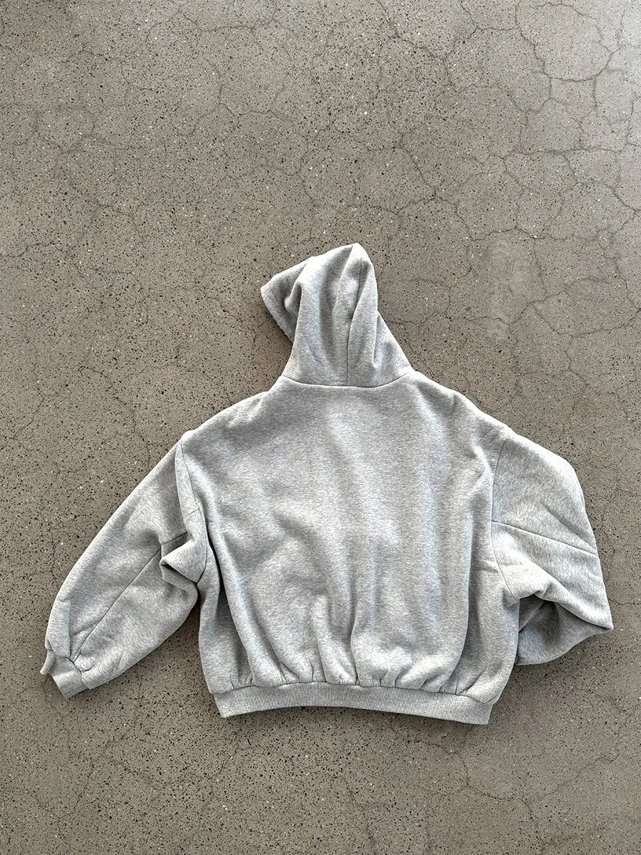Double Side Hoodie Blue/Grey