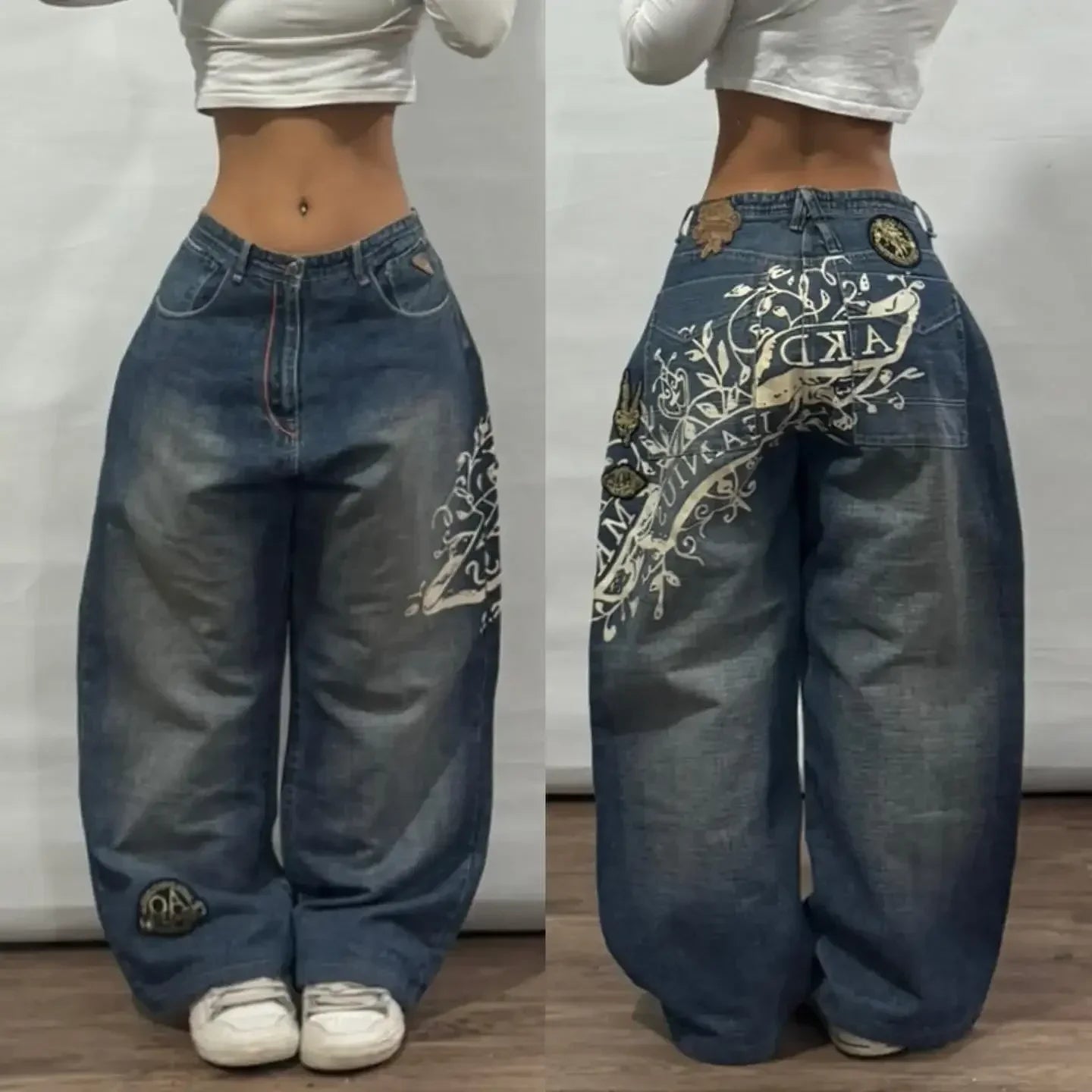 Baggy Unisex Jeans Y2K (10+ wariantów)