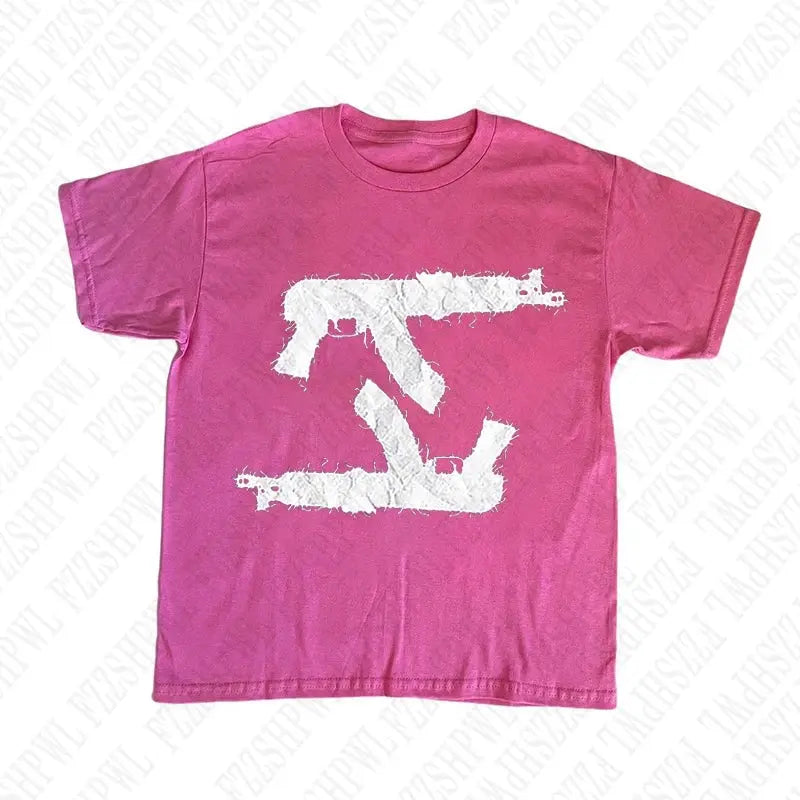 Double Gun Vintage T-shirt ALL Colours - DRACO COUTURE