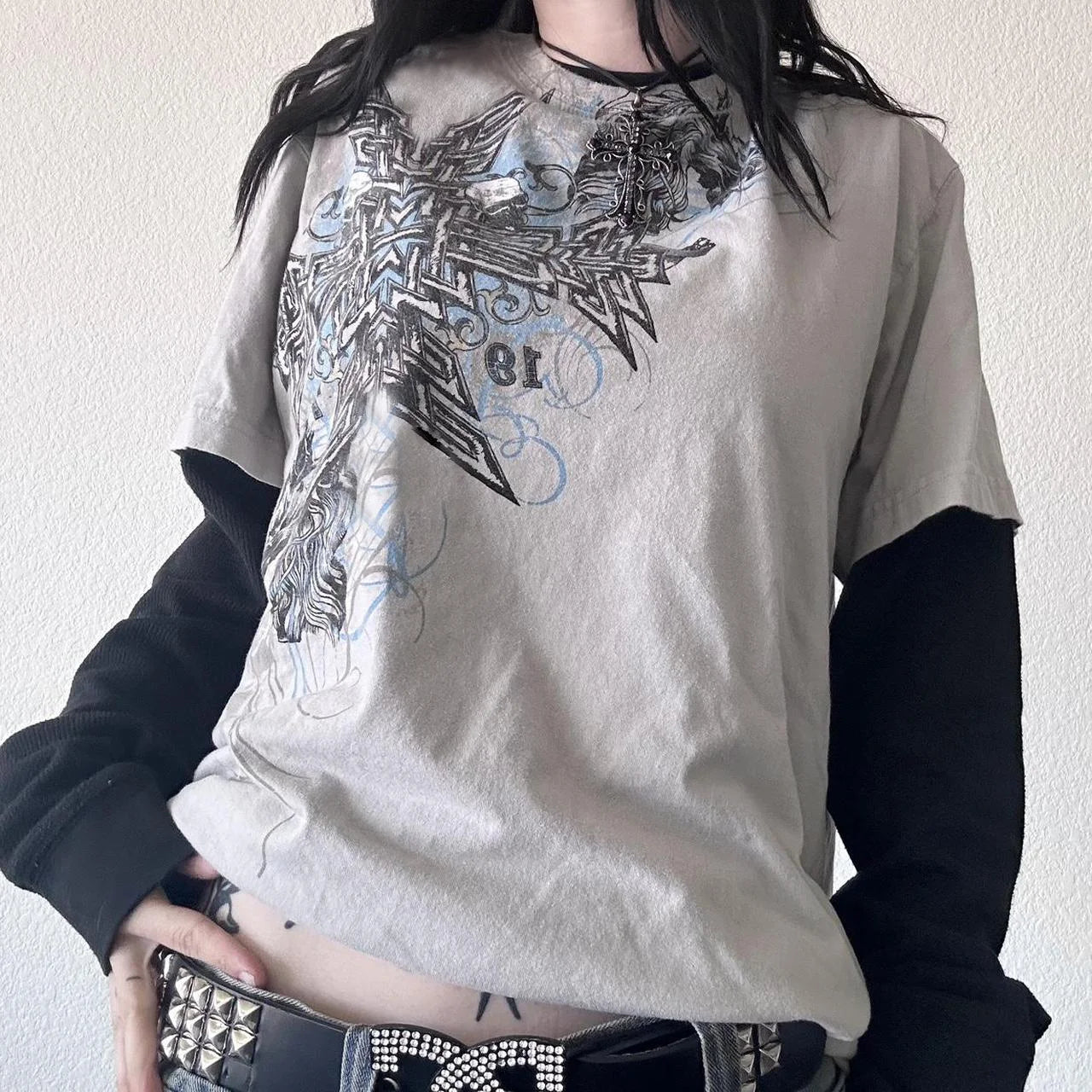 2000s Grunge Women Shirt