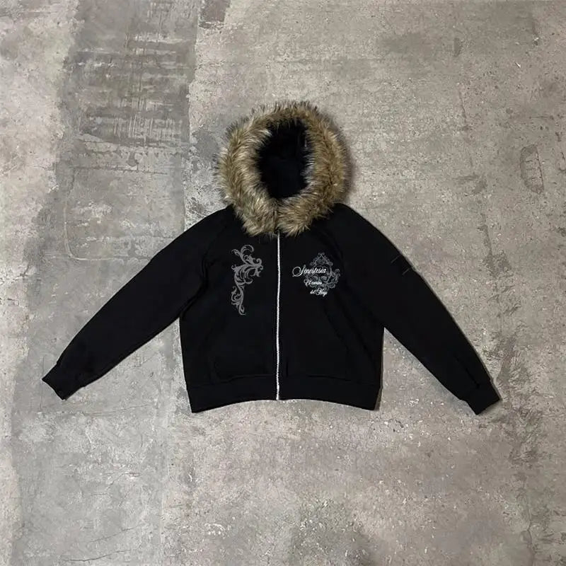 Dark Zip up Hoodie