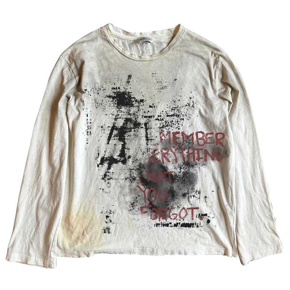 Vintage Oversized T-shirts Dark Gothic