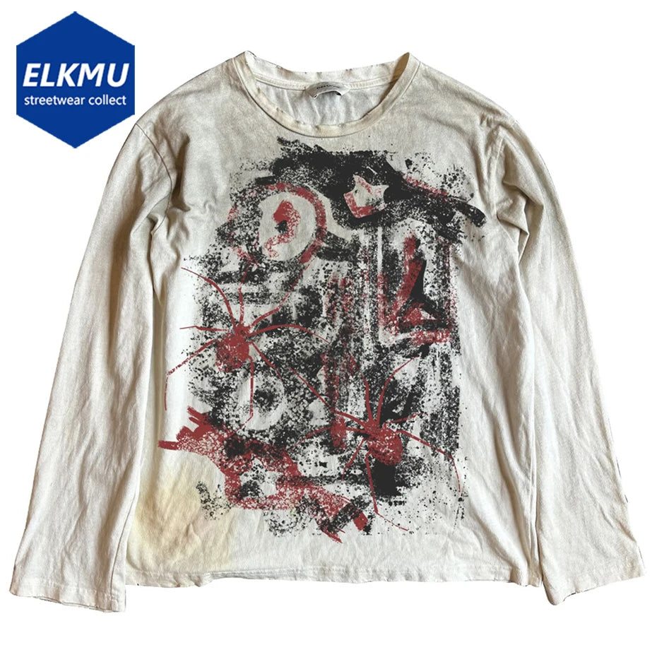 Vintage Oversized T-shirts Dark Gothic
