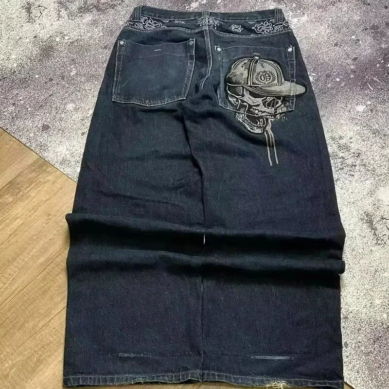 90s Gothic Washed Pants Jeans