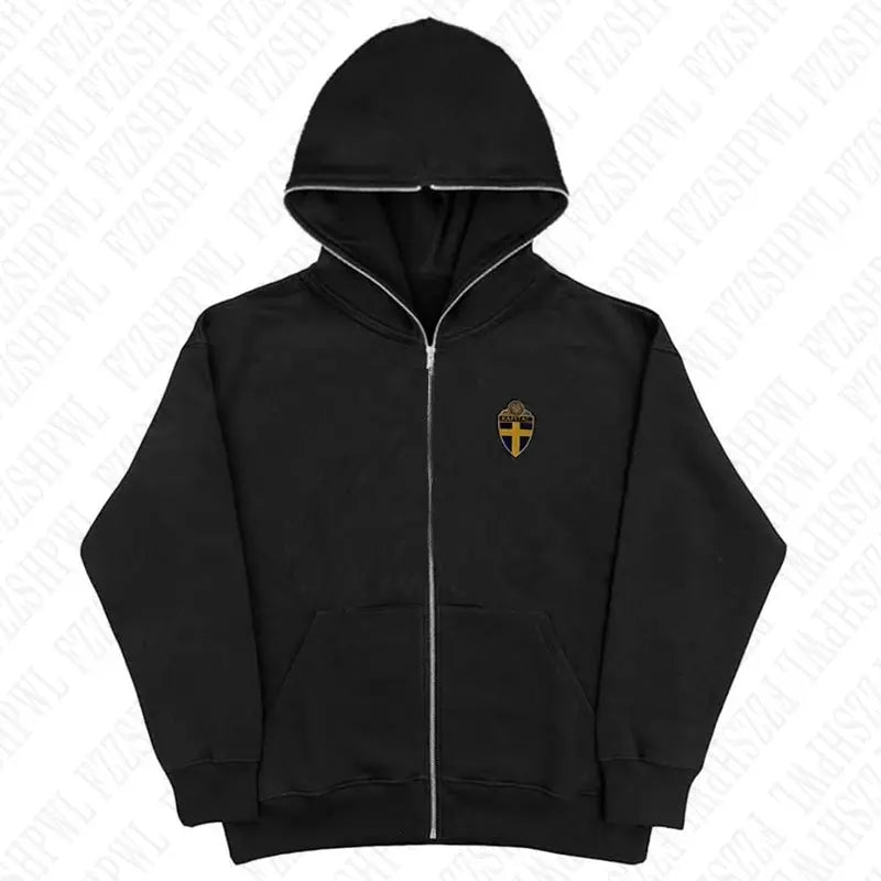 SWEDEN ZIP-HOODIE Y2K - DRACO COUTURE