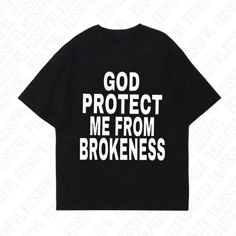 "GOD PROTECT" T-shirt Opium - DRACO COUTURE