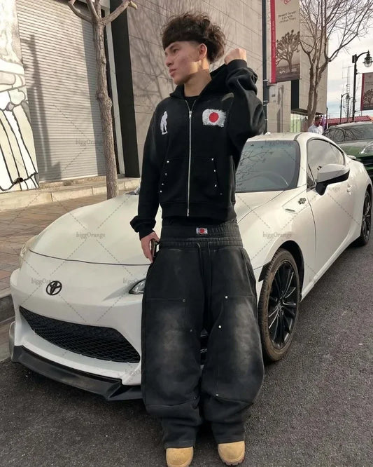 Flexin Streetwear-Trainingsanzug-Set