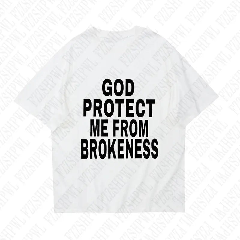 "GOD PROTECT" T-shirt Opium - DRACO COUTURE
