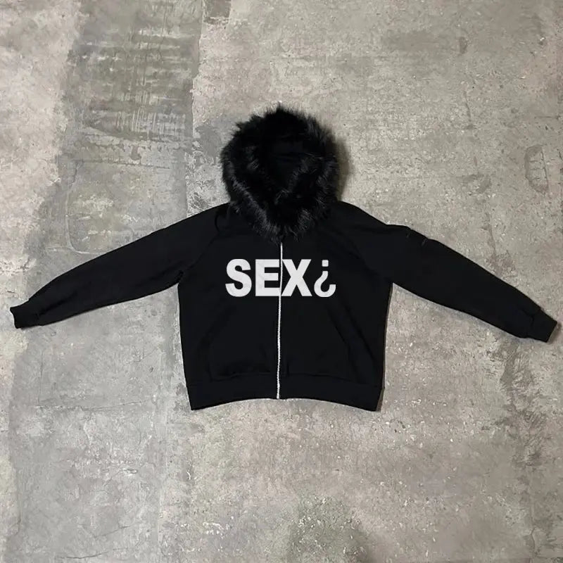 SEX¿ Zip up Hoodie - DRACO COUTURE