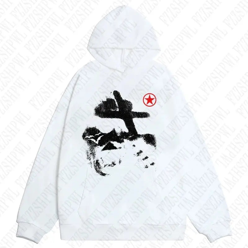 Y2K Hooded Sweatshirt - DRACO COUTURE