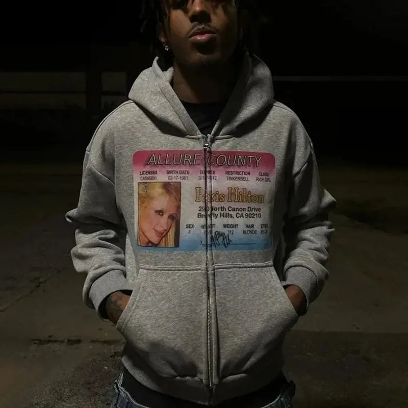Paris ID ZIP HOODIE - DRACO COUTURE