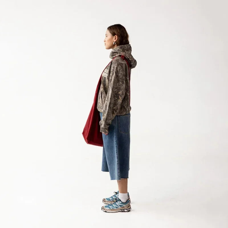 Camouflage Text Hoodie