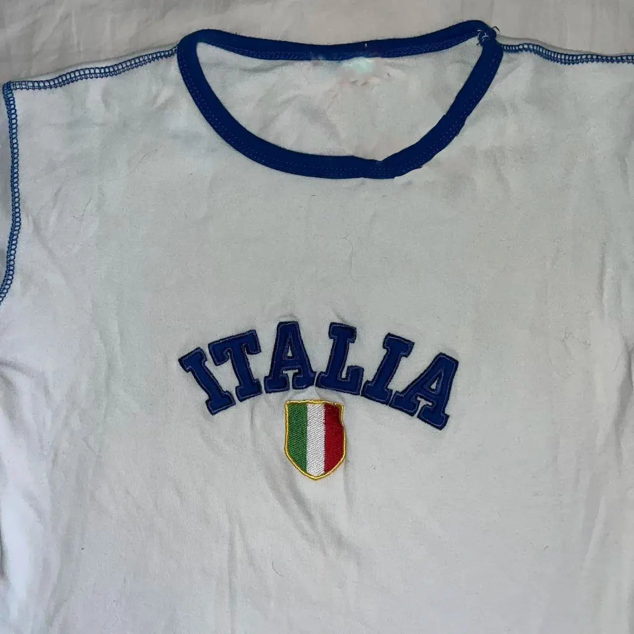 ITALIA Crop Top Y2k - DRACO COUTURE