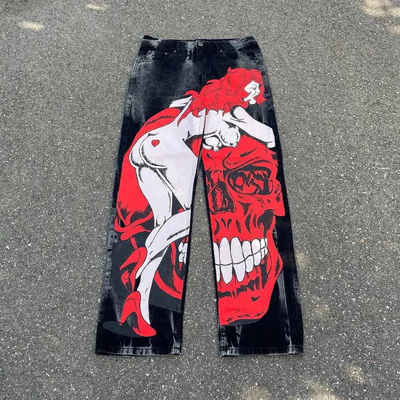 Y2K Baggy Jeans 2000s - DRACO COUTURE