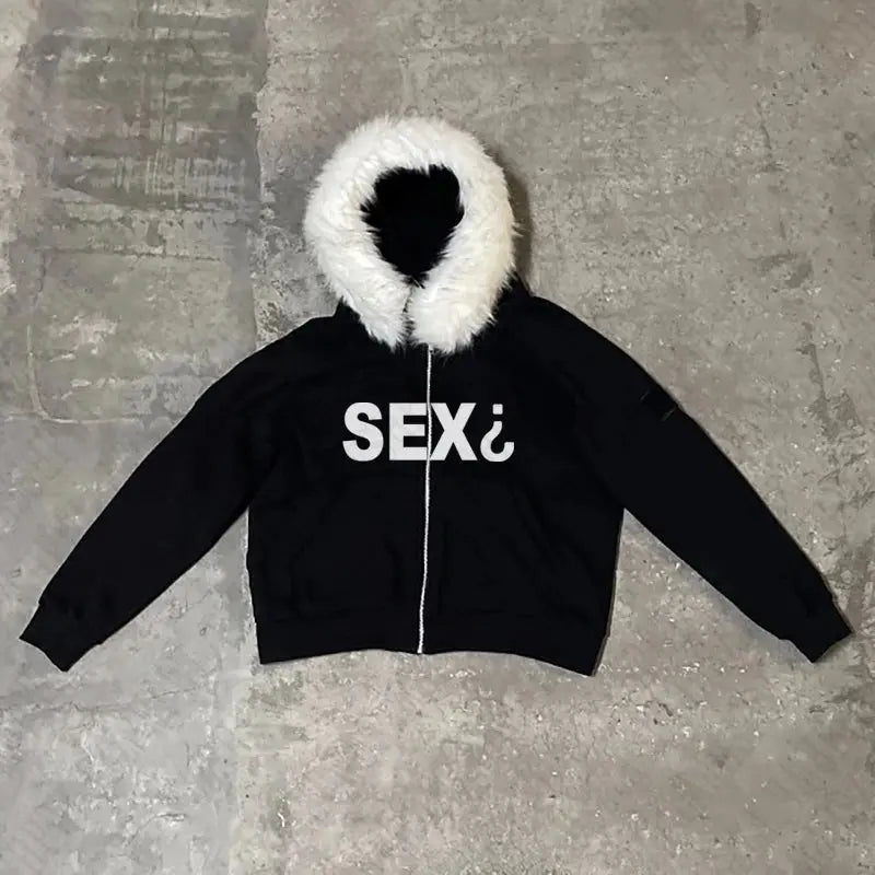 SEX¿ Zip up Hoodie - DRACO COUTURE