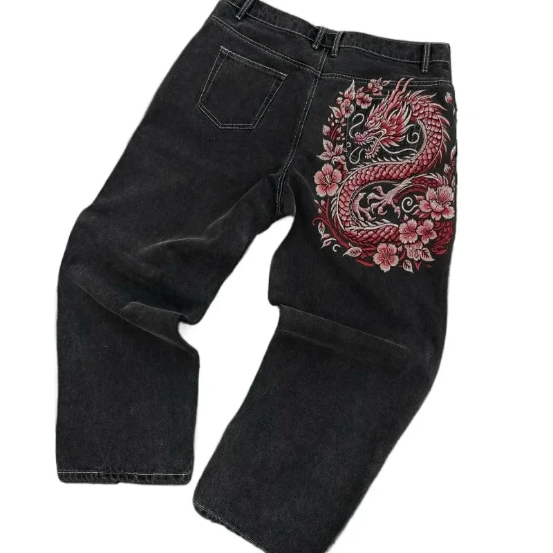 90s Gothic Washed Pants Jeans
