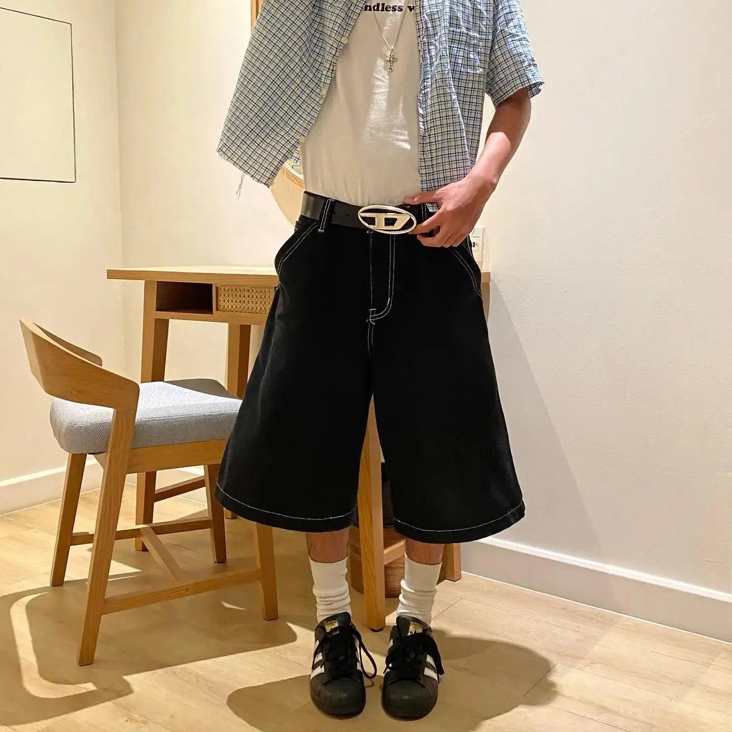 Y2k Shorts Baggy - DRACO COUTURE