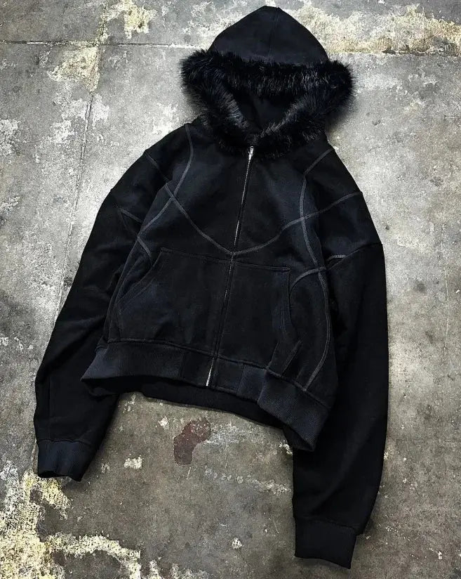 Harajuku ZIP Hoodie - DRACO COUTURE