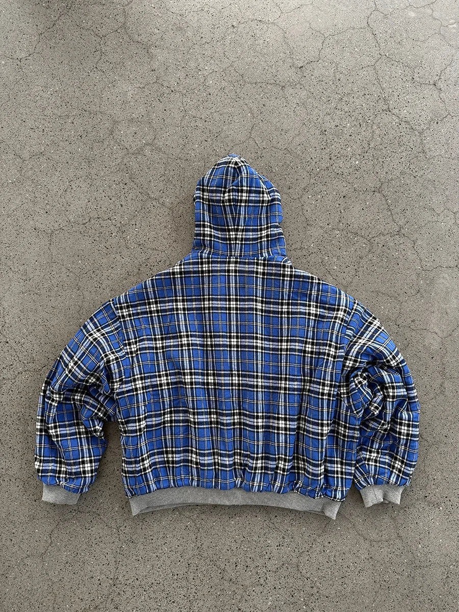 Double Side Hoodie Blue/Grey
