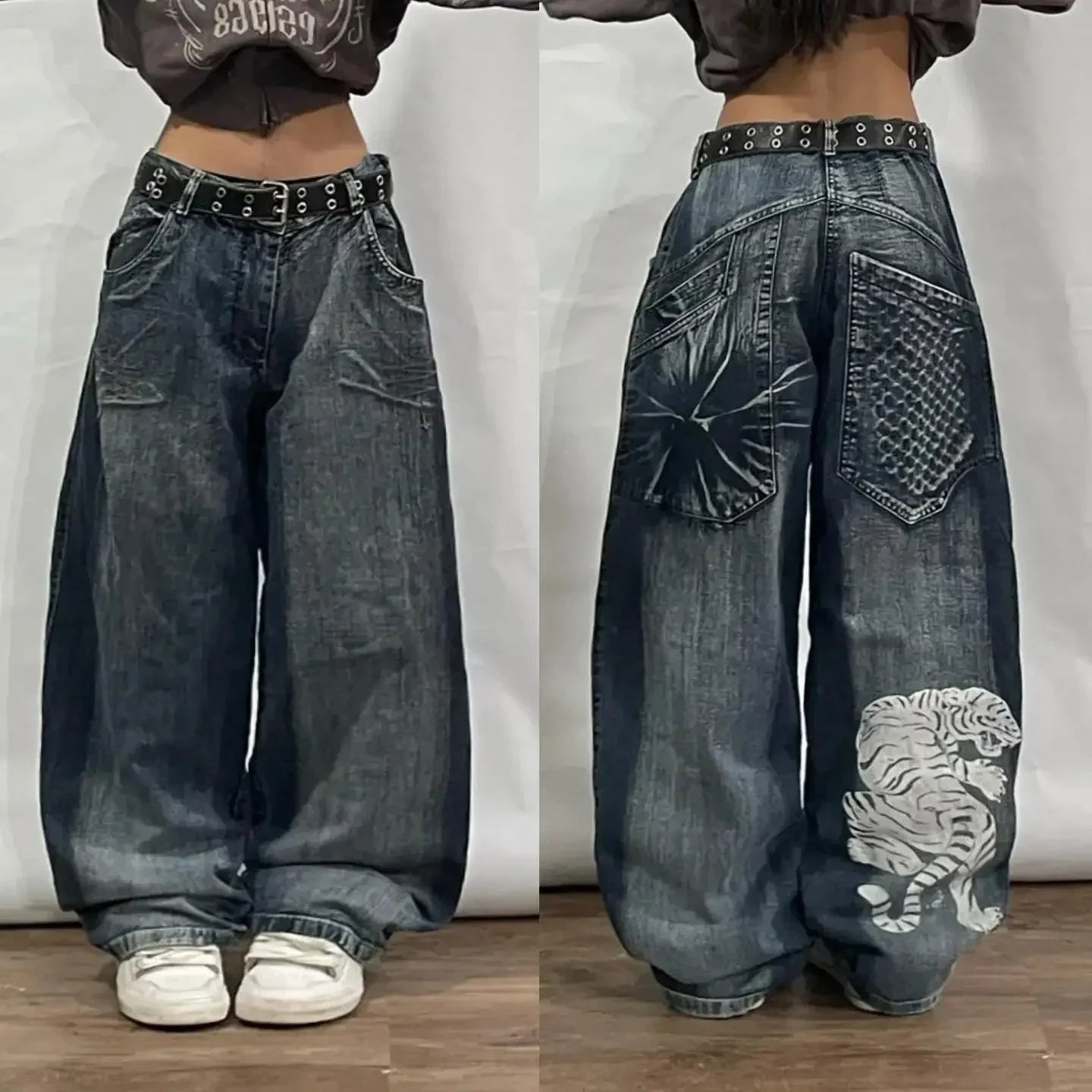 Baggy Unisex Jeans Y2K (10+ wariantów)