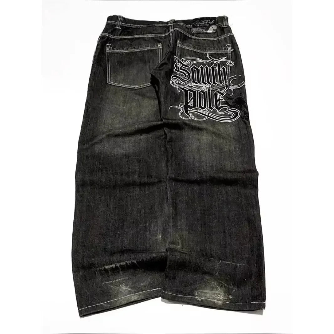 90s Gothic Washed Pants Jeans