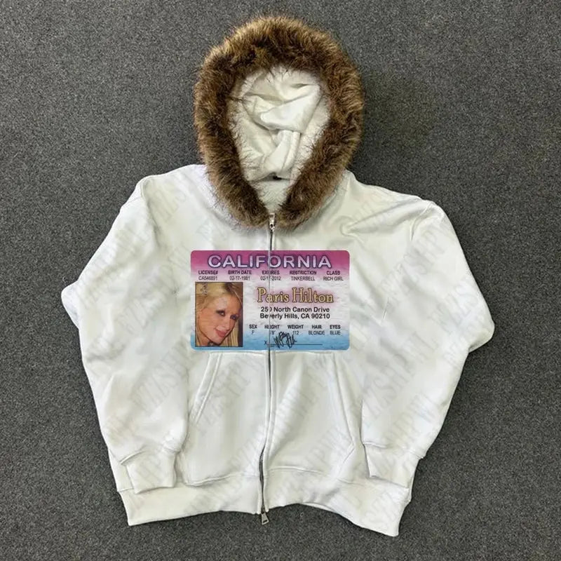 Paris ID ZIP HOODIE - DRACO COUTURE