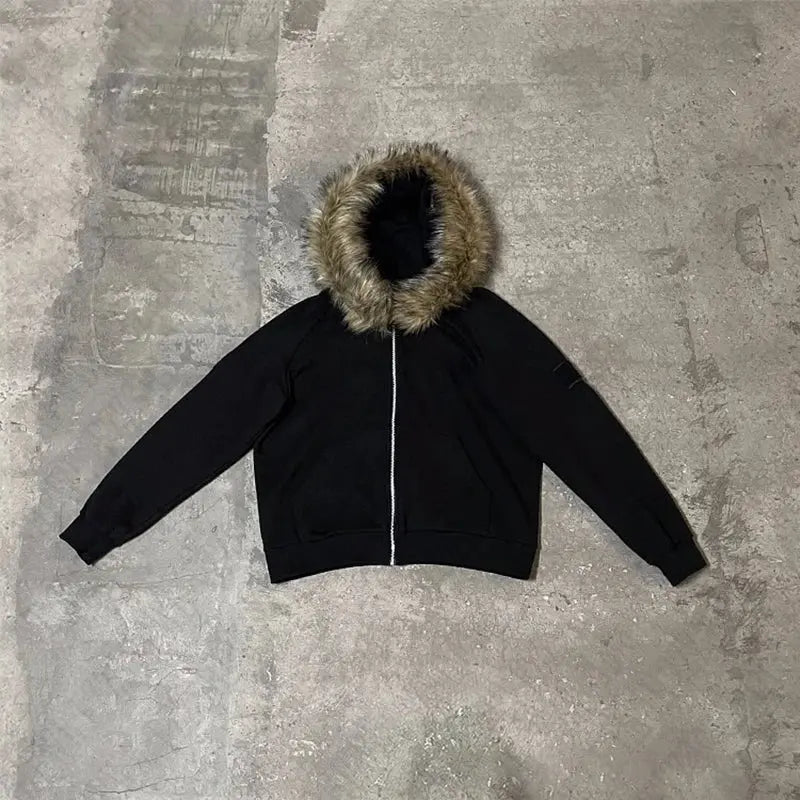 Y2K Zip up Hoodie - DRACO COUTURE