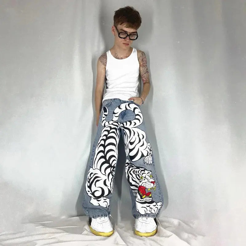Y2K Baggy Jeans 2000s - DRACO COUTURE
