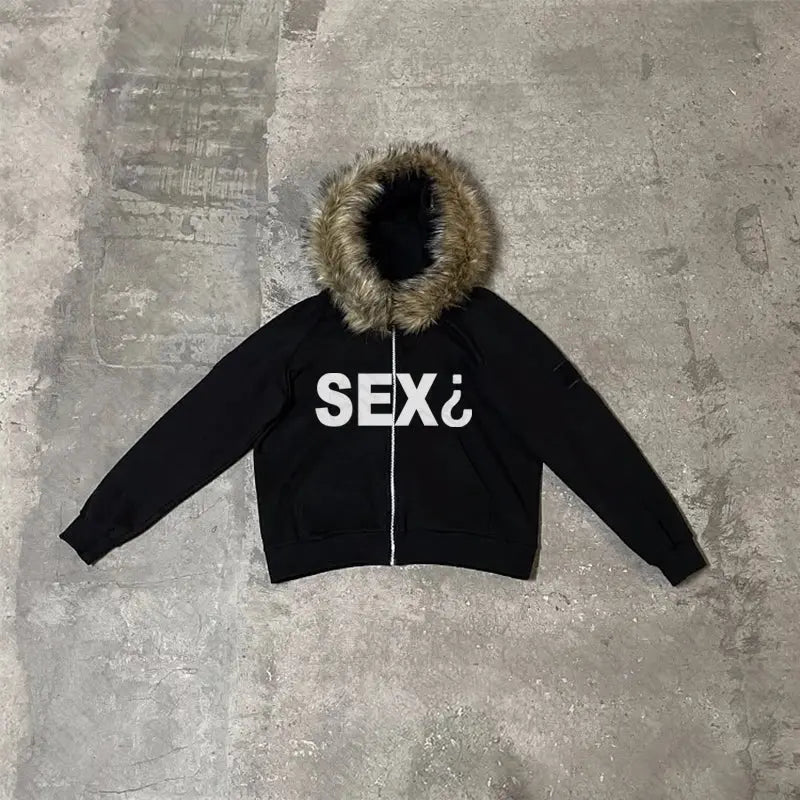 SEX¿ Zip up Hoodie - DRACO COUTURE