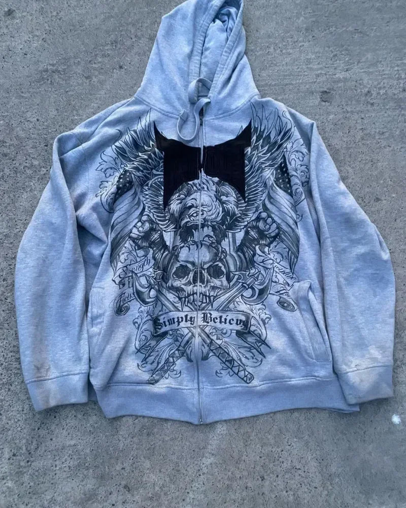 Gothic Skull Hoodie