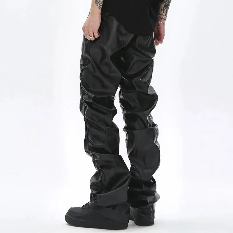 Hip Hop Leather Pants - DRACO COUTURE