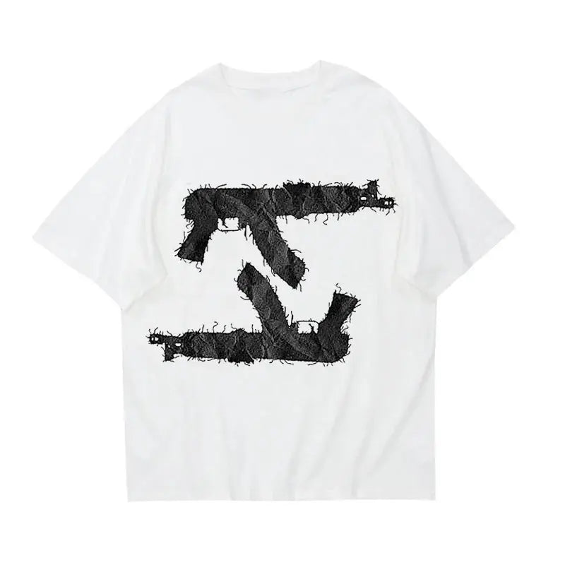 Double Gun Vintage T-shirt ALL Colours - DRACO COUTURE