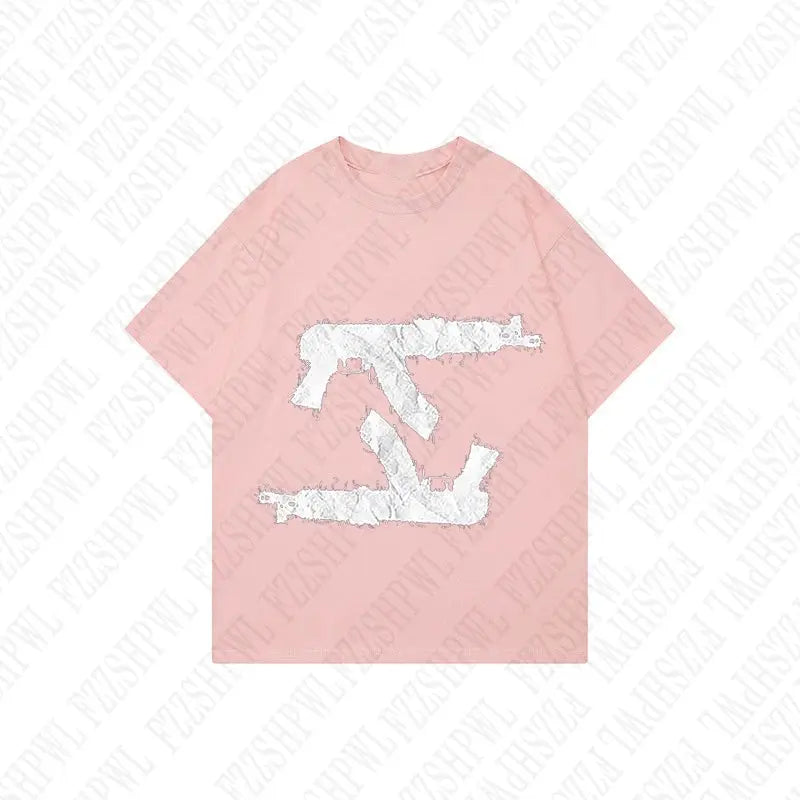 Double Gun Vintage T-shirt ALL Colours - DRACO COUTURE