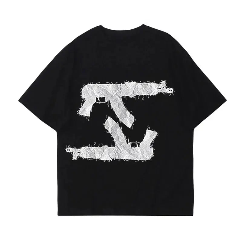 Double Gun Vintage T-shirt ALL Colours - DRACO COUTURE