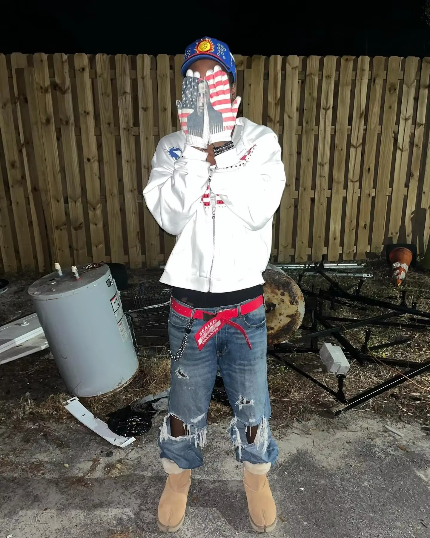 USA WETRUST Zip Hoodie