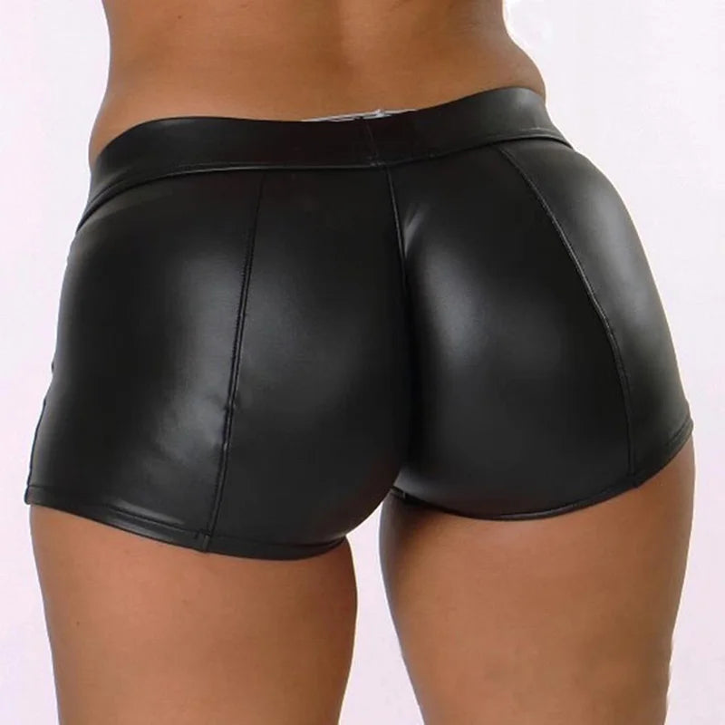 Shorts mit hoher Taille im Y2K-Stil