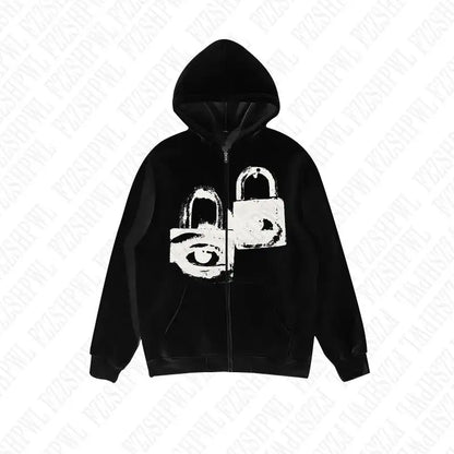 Y2K Zip up Hoodie