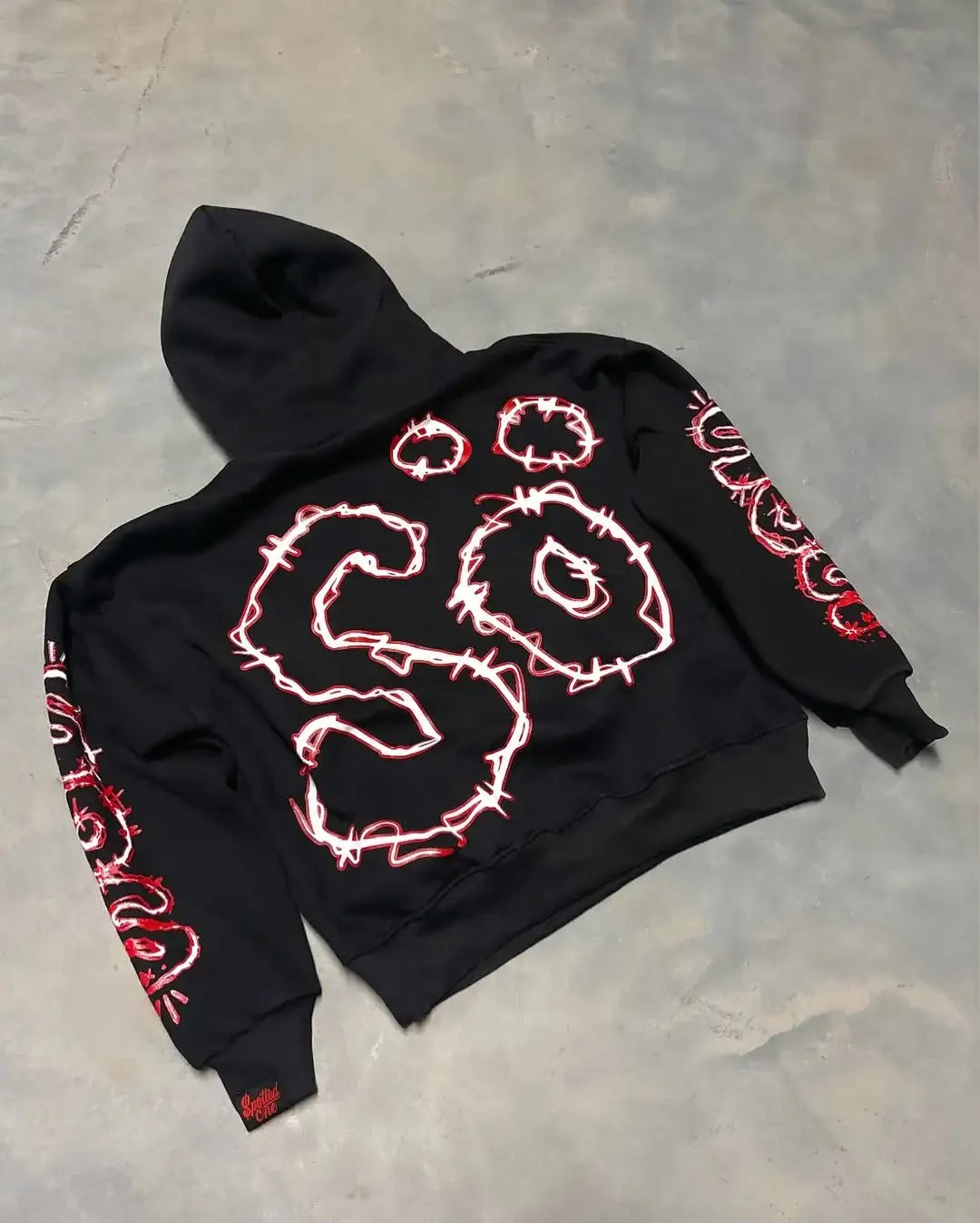 Anime Flammen Hoodie