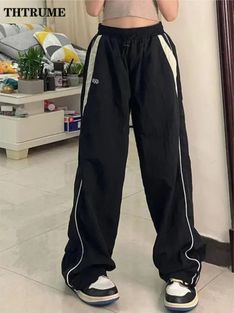 Y2K Vintage Wide Leg Pants - DRACO COUTURE