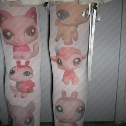 Y2K Sockings Japanese - DRACO COUTURE
