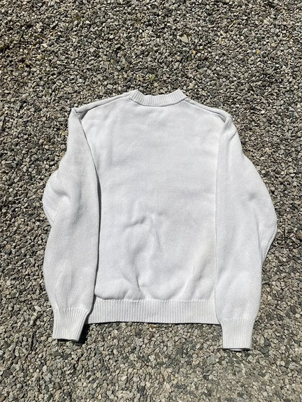 Aphex Twin Knit Sweater – Y2K Graphic Oversize Pullover