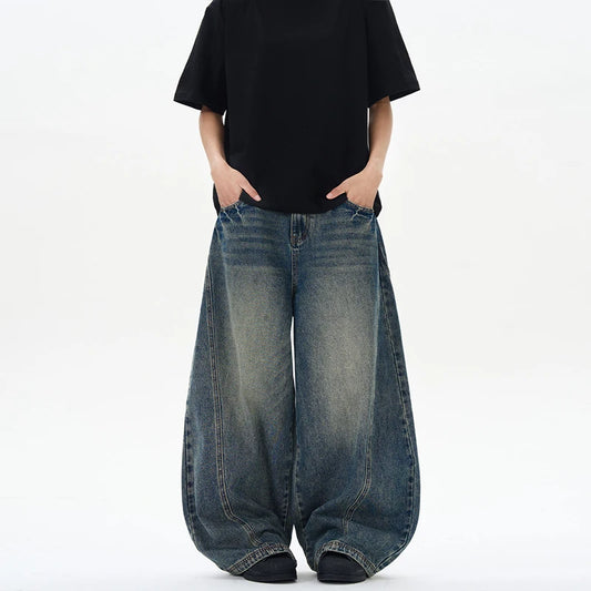 Übergroße Baggy-Jeans
