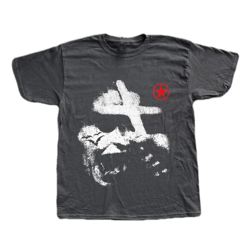Y2K T-shirt Punk - DRACO COUTURE