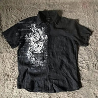 Y2K Shirt Loose Cotton - DRACO COUTURE