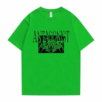 Rapper Playboi Carti Antagonist Tour Print Tshirt Men's Opium Gothic Hip Hop T-shirt Male Cozy Oversized Pure Cotton T Shirts - DRACO COUTURE